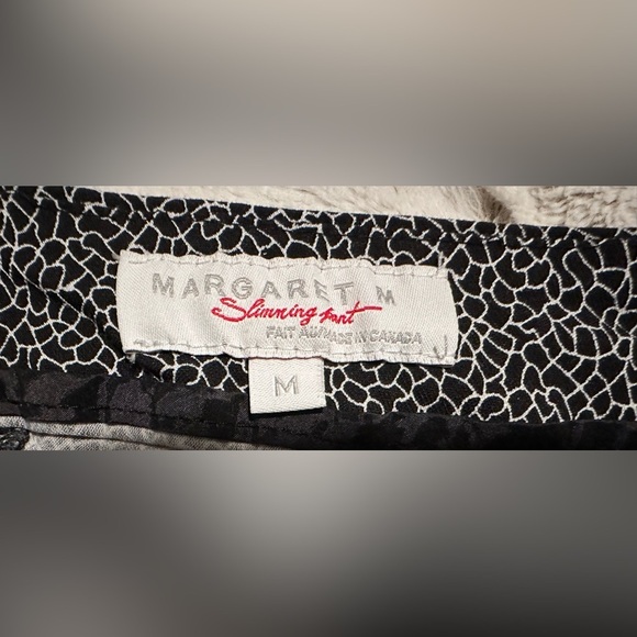 Margaret M Slimming Pant Monochrome Patterned High Waist Shorts - Picture 6 of 10